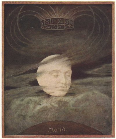 Moon by Hans Thoma